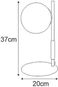 Kaja Tambo stolní lampa 1x40 W bílá K-4955