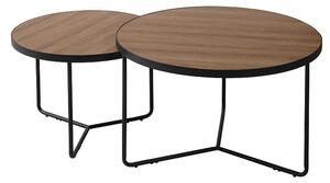Konferenční stolek Italia II, ořech / černá