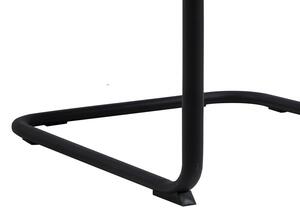 Designová jídelní židle Daitaro tmavě šedá / černá
