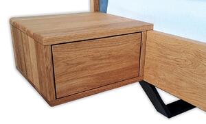 Dřevěný noční stolek z masivu LEVANTE, BUK 35x35 cm