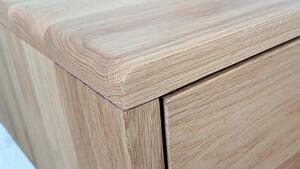 Dřevěný noční stolek z masivu LEVANTE, BUK 35x35 cm