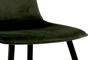 Designová jídelní židle Damek olivově-zelená