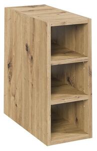 Comad Koupelnová sestava Casad s deskou, bočním regálem a skříňkami 80 cm bílá/dub artisan