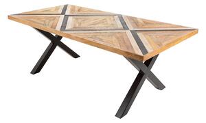 Designový jídelní stůl Rodney 160 cm černý / mango