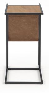 Odkládací stolek Compact, dub zlatý / černá