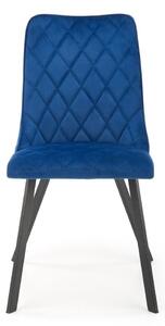 Jídelní židle Nyx, modrá / černá