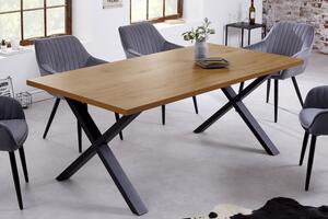 Designový jídelní stůl Giuliana X 160 cm dub