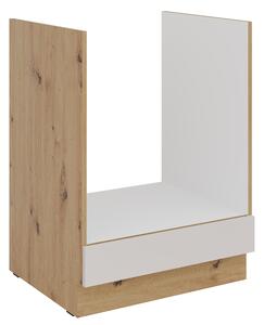 Dolní kuchyňská skříňka na troubu Sayla 60 D GAZ BB (kašmír + dub artisan)
