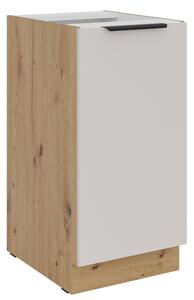 Dolní kuchyňská skříňka Sayla 40 D 1F BB (kašmír + dub artisan)