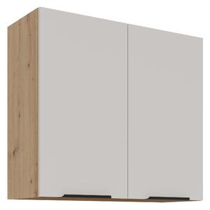 Horní kuchyňská skříňka Sayla 80 G-72 2F (kašmír + dub artisan)