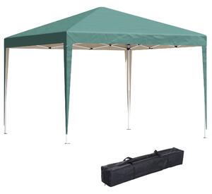 Outsunny Pavilon přibližně 3x3m, voděodolný stabilní zimní skládací pavilon, UV ochrana, skládací párty stan s taškou, zahradní pavilon pro kempování