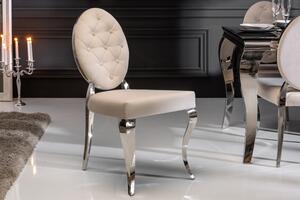 Designová stolička Rococo II béžová