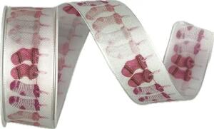 Stuha taftová NEW BABY PINK růžová 25mm x 3m (8,- Kč/m)
