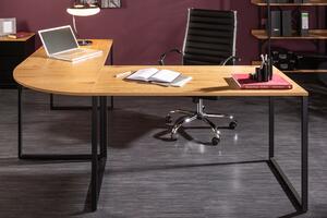 Designový rohový psací stůl Boss 180 cm dub
