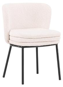 Jídelní židle Agnes, 2ks, bílá, 56.5x46.5x76.5