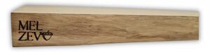 Melzevo Dřevěná police klasik, přírodní dub Velikost: 60x22x4 cm