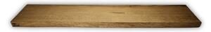 Melzevo Dřevěná police klasik, tmavý dub Velikost: 60x22x4 cm