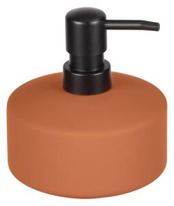 Oranžový keramický dávkovač mýdla Wenko Avellino