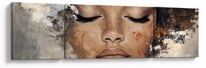 Obraz - Portrét ženy (170x50 cm)