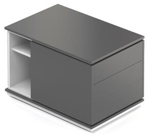Kontejner Creator 90,4 x 53,6 cm, 2-modulový - pravý, bílá / antracit