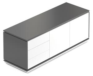 Kontejner Creator 153,6 x 53,6 cm, 3-modulový, bílá / antracit
