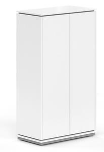 Vysoká skříň Creator 83,2 x 44,5 x 150,7 cm, antracit / bílá