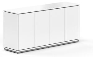 Nízká skříň Creator 162,8 x 44,5 x 80,3 cm, antracit / bílá