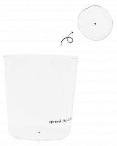 Sklenice Spread the love, 300 ml Bastion Collections HG-TUMBL-M-003-BL