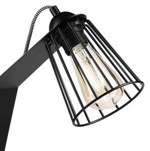 Stolní lampa NANDO 1xE27/15W/230V černá