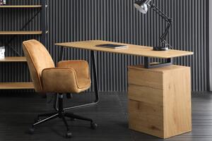 Designový psací stůl Kiana 160 cm vzor dub