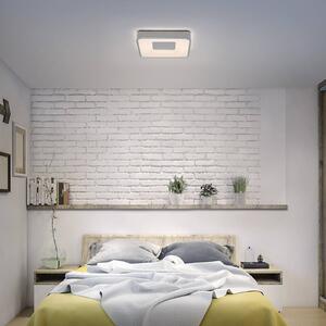 OSRAM LED stropní svítidlo ORBIS PIANA, stříbrné, 38 x cm, clickdim, stmívatelný, Chrom / stříbro, Obývací pokoj / jídelna, kov, Moderní