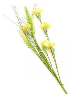 Umělý květ MEADOW žlutý 876191 53 cm