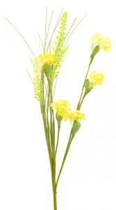 Umělý květ MEADOW žlutý 876191 53 cm