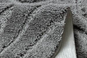 Sada koupelnových koberečků SUPREME WAVES vlny, šedá