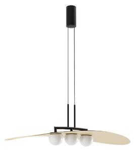 Redo Luxusní LED závěsné svítidlo CODY, š.85cm Barva: Černá