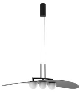 Redo Luxusní LED závěsné svítidlo CODY, š.85cm Barva: Černá