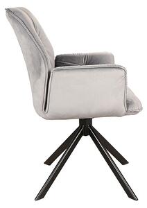 Jídelní židle Boogie II, šedá / černá
