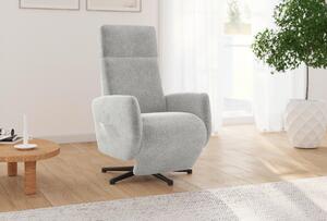 RELAXAČNÍ KŘESLO, textil, světle šedá Sit & More - Online Only křesla & taburety, Online Only