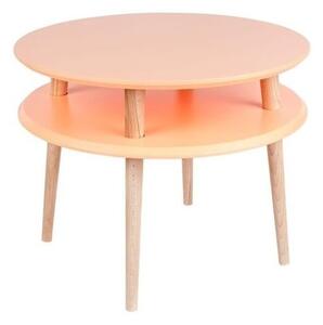 Oranžový konferenční stolek Ragaba UFO, ⌀ 57 cm