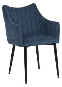 Jídelní židle Monte, modrá / černá
