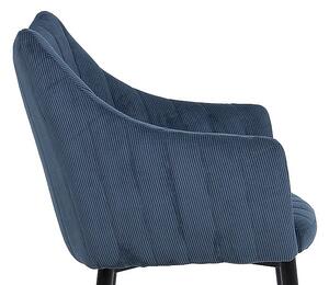 Jídelní židle Monte, modrá / černá
