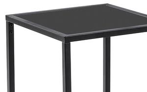 Konferenční stolek Osaka 40 x 40 cm, čtvercový, černá
