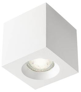 Redo LED stropní svítidlo PRATO, š.8,6cm, IP44, hranaté Barva: Bílá