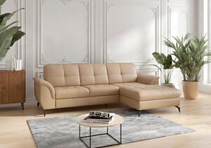ROHOVÁ SEDAČKA, kůže, cappuccino Sit & More - Sedací soupravy, Online Only