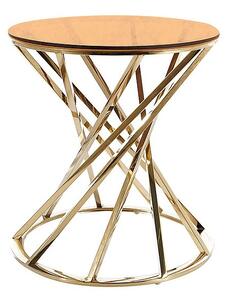 Konferenční stolek Ottavia 50 cm, zlatá