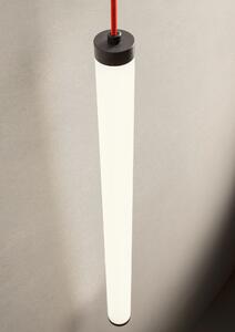 Redo Designové nástěnné LED svítidlo SWING, v.74cm, strukturované Barva: Černá