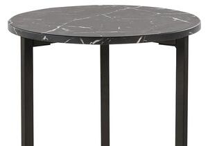 Konferenční stolek Ravello, černý mramor
