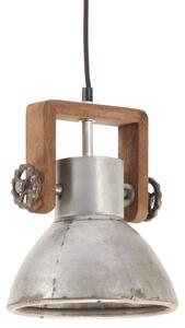 Industriální závěsné svítidlo 25 W stříbrné kulaté 19 cm E27