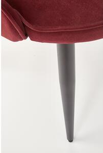 Jídelní židle Rilla, vínová / černá