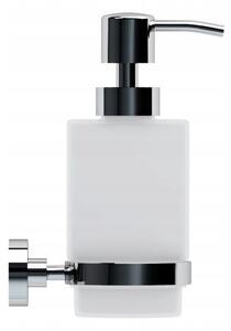 Ruční dávkovač mýdla nástěnný Ravak 220 ml stříbrný
